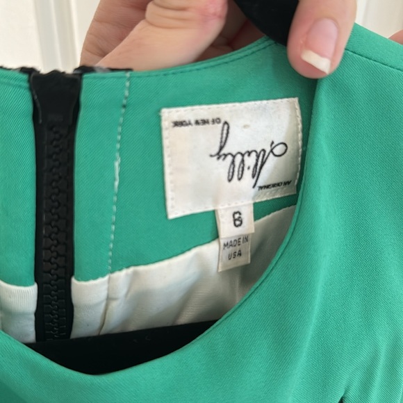 *AS SEEN ON SANTANA LOPEZ ON GLEE* Milly of New York Davina Mesh Panel Dress Sz8 - Picture 4 of 4